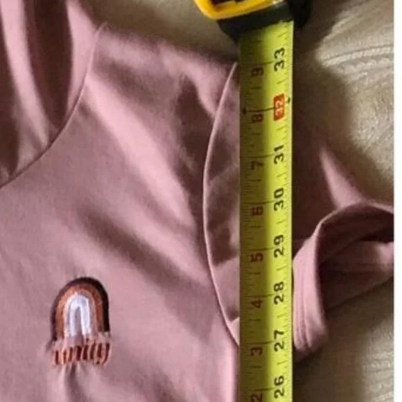 NWT, Sincerely Jules, Mauve, Hooded Jersey Dress, Sz Large (Juniors) - Picture 9 of 9